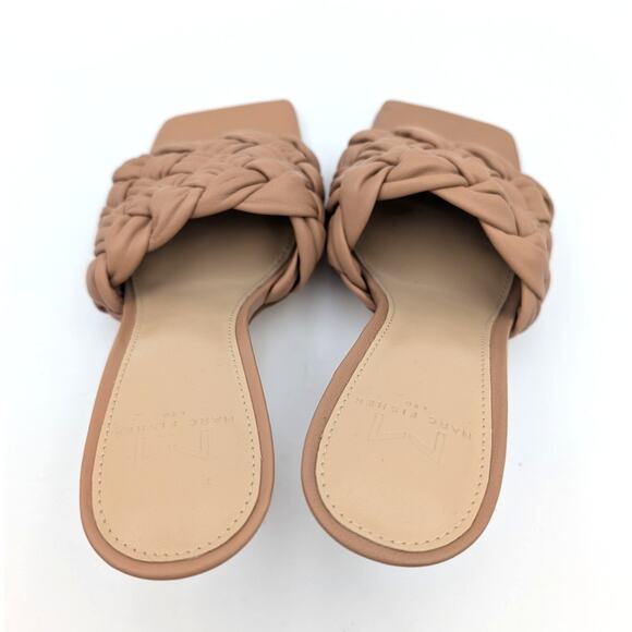 Marc Fisher LTD Draya Braided Heeled Sandal Women's Natural Size US6.5M EU37 - Picture 5 of 10